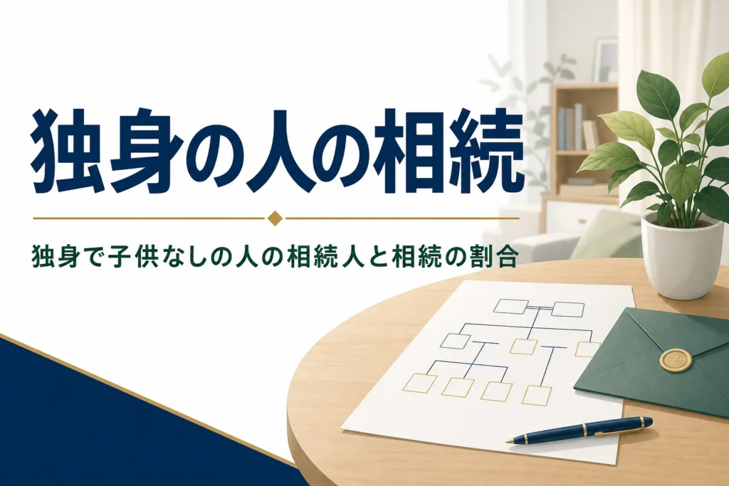 独身で子供も配偶者もいない人の相続人を解説する記事のアイキャッチ