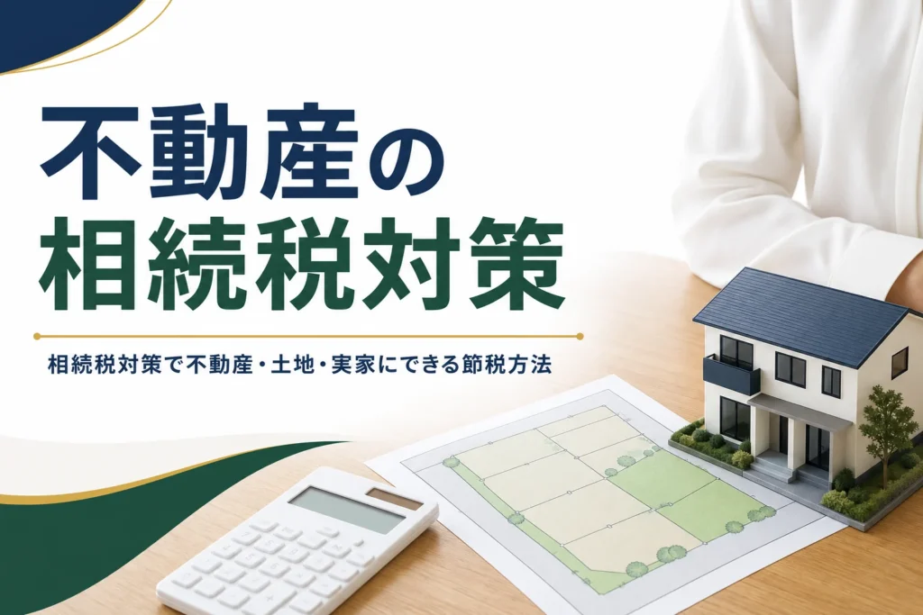 土地や実家の相続税対策の方法と事例を解説する記事のアイキャッチ