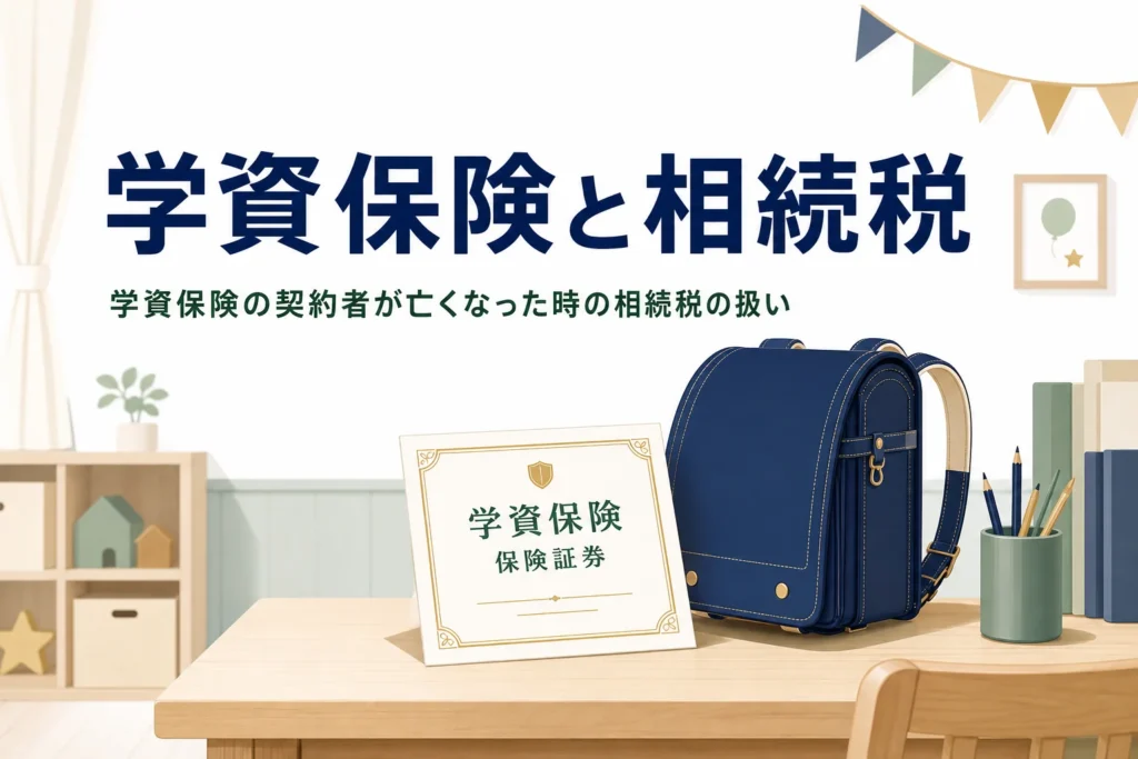 学資保険と相続税の関係を解説する記事のアイキャッチ