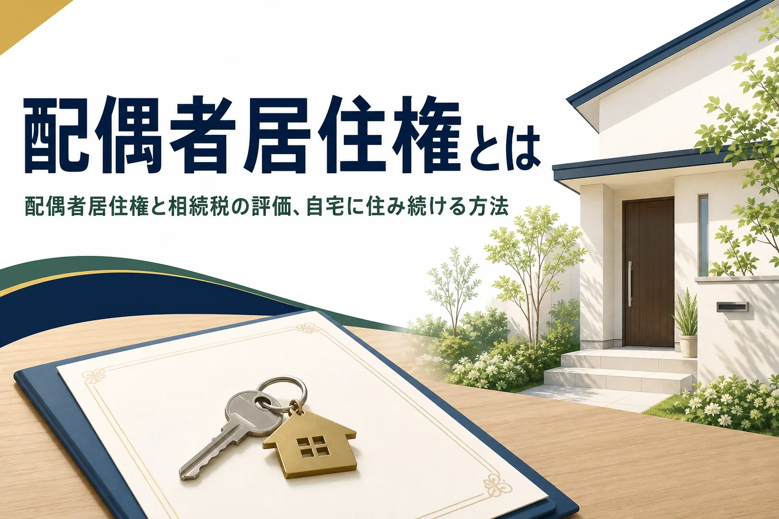 配偶者居住権のしくみと相続税の評価を解説する記事のアイキャッチ