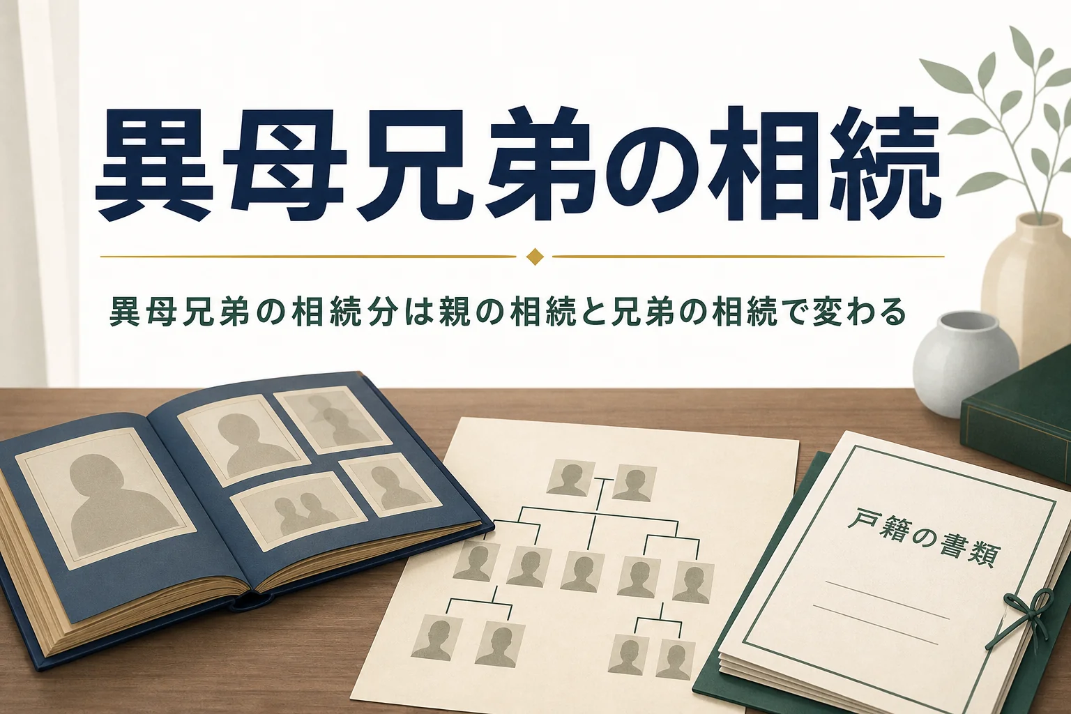 異母兄弟・半血兄弟の相続分を解説する記事のアイキャッチ