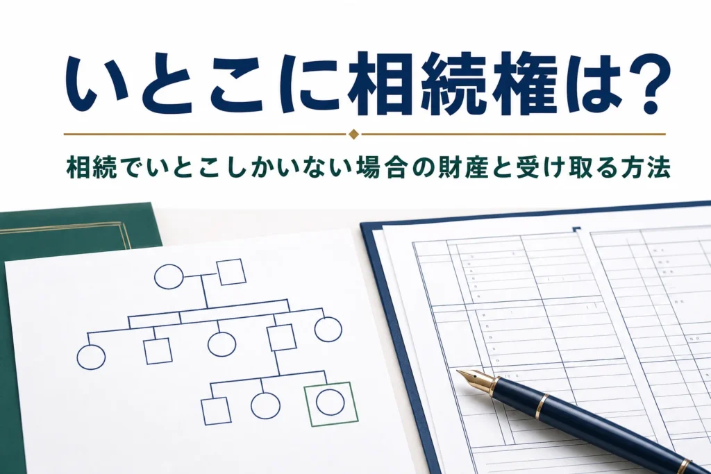 いとこに相続権があるか、いとこしかいない場合の相続を解説する記事のアイキャッチ