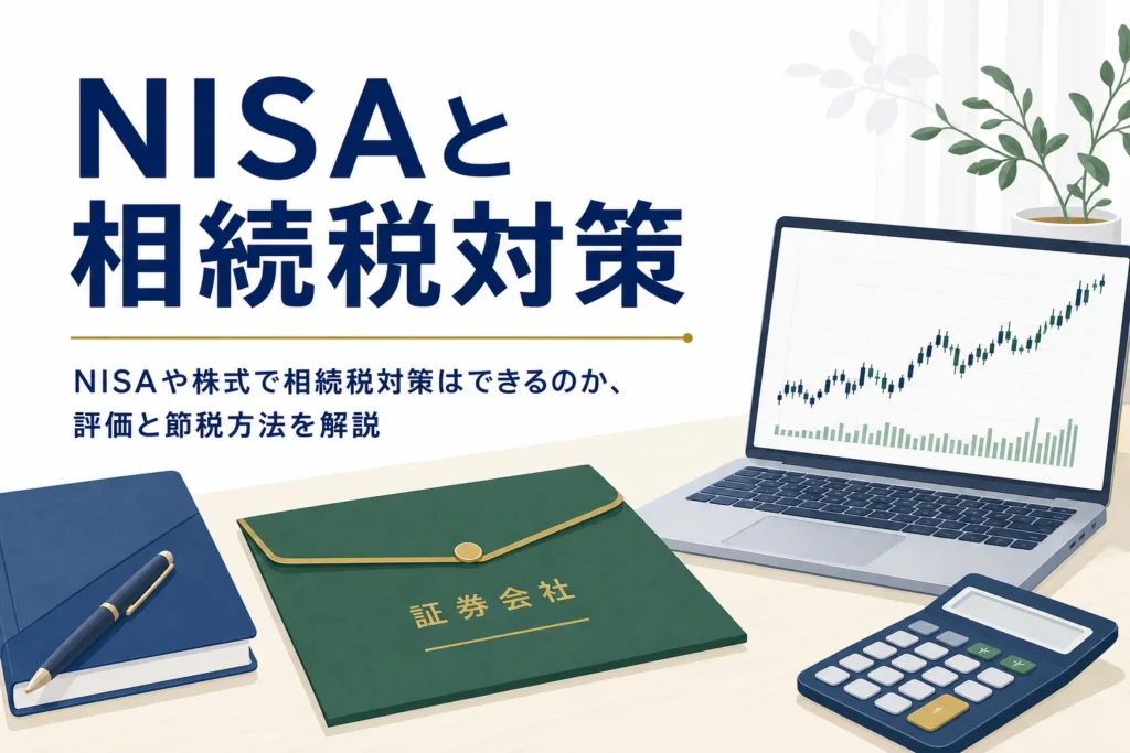 株式やNISAで相続税対策ができるかを解説する記事のアイキャッチ