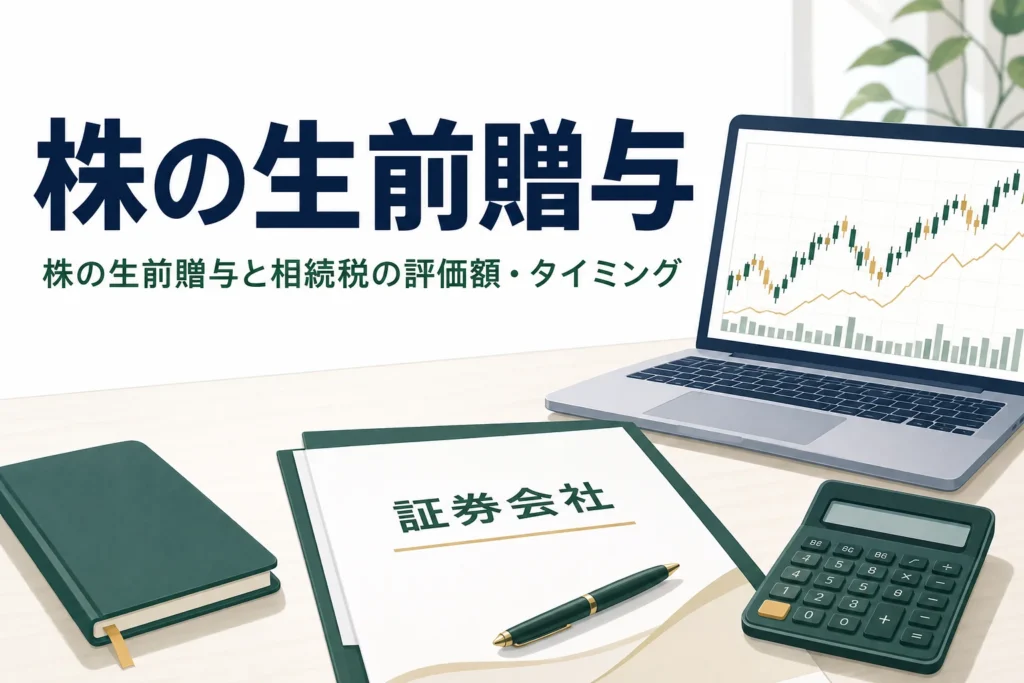 株の生前贈与と相続税の関係を解説する記事のアイキャッチ