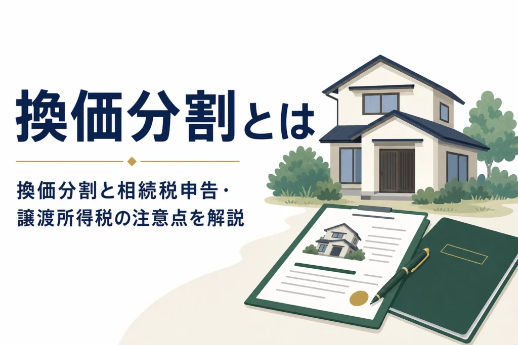 「換価分割とは」を解説する記事のアイキャッチ