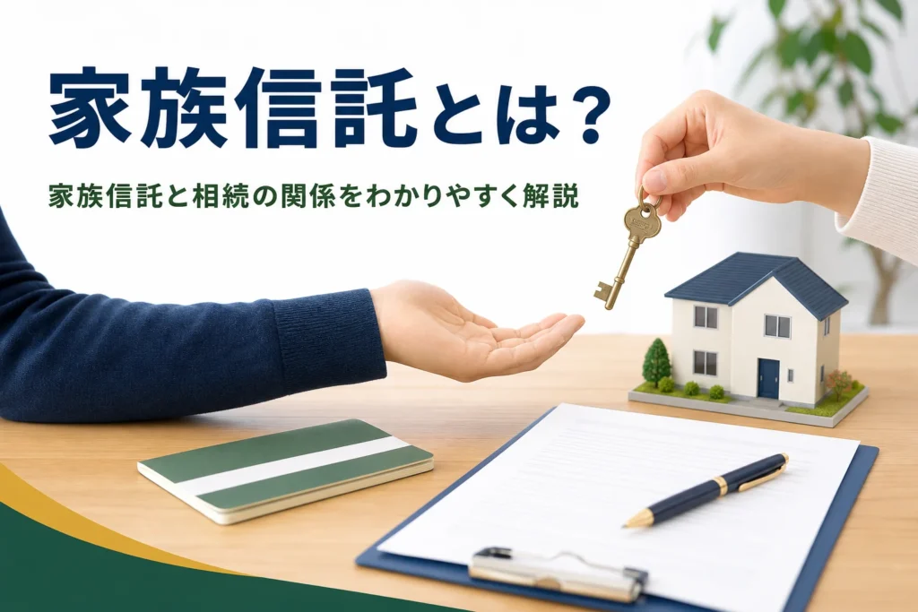 家族信託の仕組みと相続対策としての使い方を解説する記事のアイキャッチ