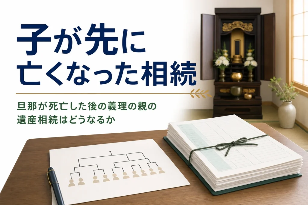子供が親より先に亡くなった場合の相続と嫁・孫の立場を解説する記事のアイキャッチ
