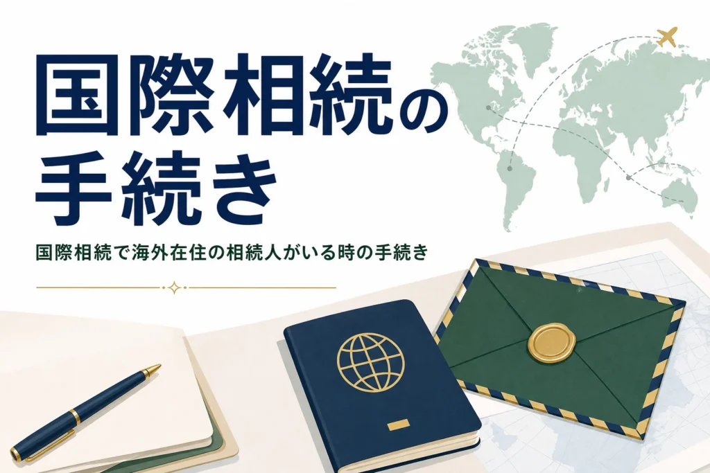 国際相続の手続きと相続税を解説する記事のアイキャッチ