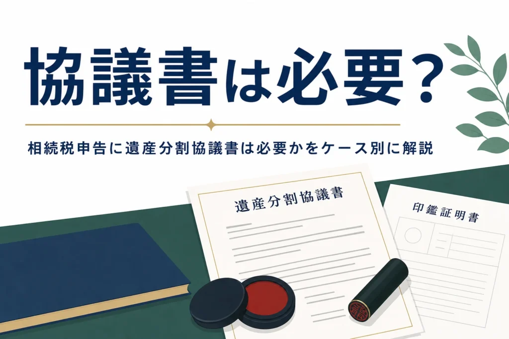 「協議書は必要？」を解説する記事のアイキャッチ