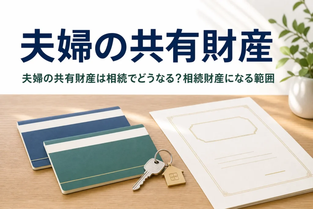 夫婦の共有財産と相続の関係を解説する記事のアイキャッチ