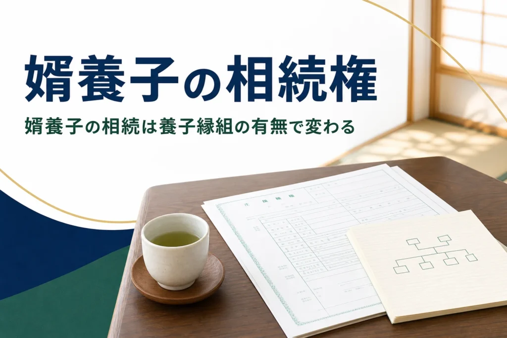 婿養子の相続権と養子縁組による相続関係の違いを解説する記事のアイキャッチ