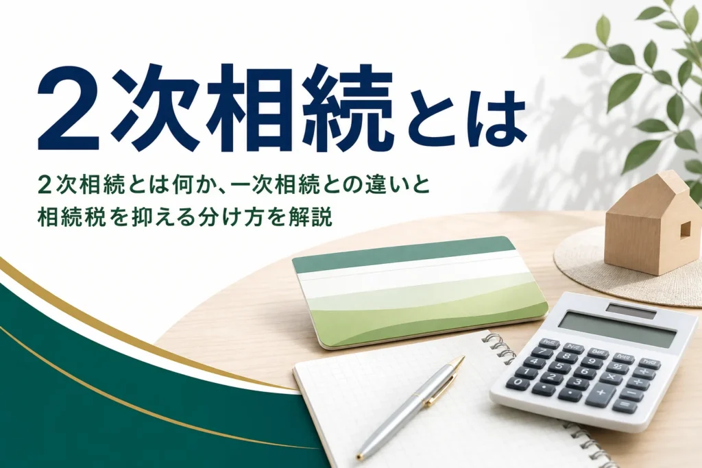 2次相続とは何か、一次相続との違いと相続税を抑える分け方を解説する記事のアイキャッチ