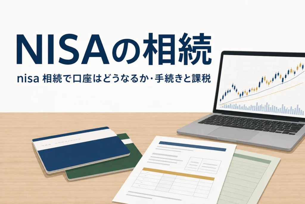 NISAの相続で口座がどうなるかを解説する記事のアイキャッチ