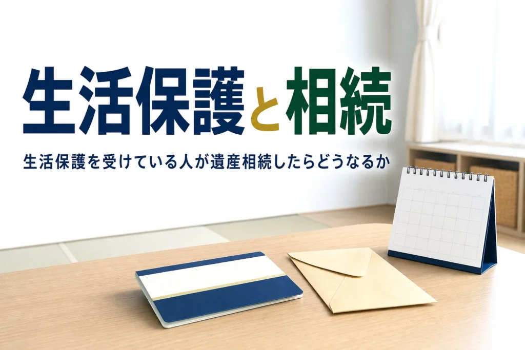 生活保護受給者が遺産相続した時の届け出と返還を解説する記事のアイキャッチ