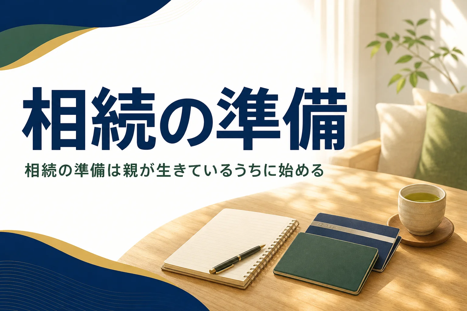 相続の準備は親が生きているうちに始めるを解説する記事のアイキャッチ