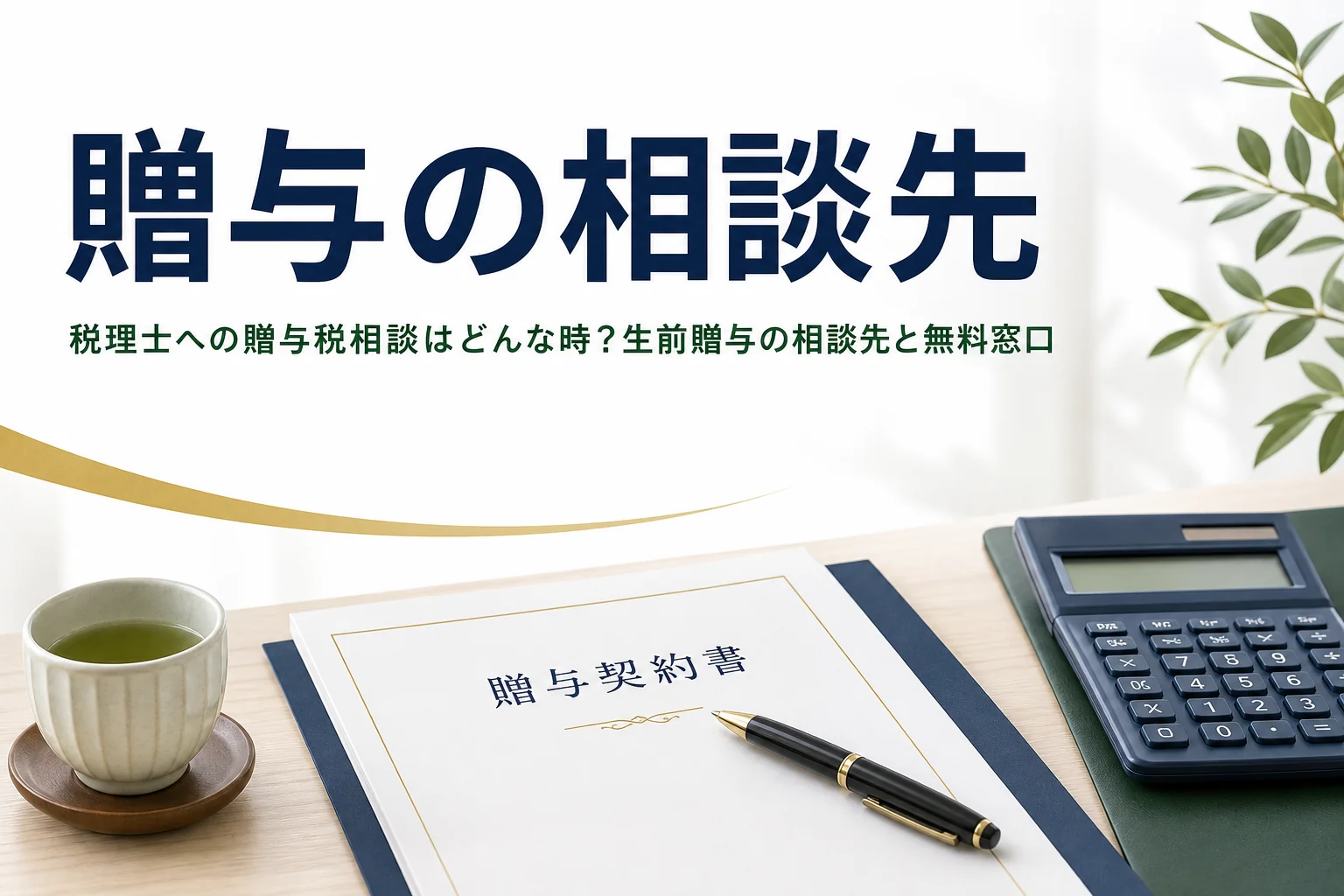 生前贈与や贈与税の相談先と税理士に相談すべきケースを解説する記事のアイキャッチ