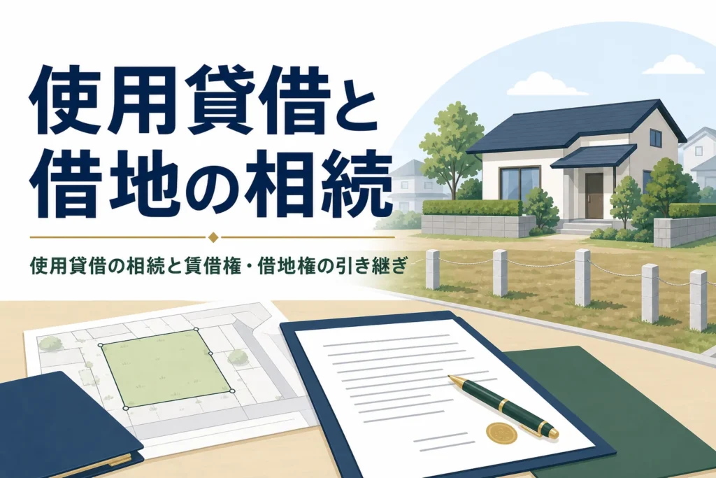 使用貸借と借地権・賃借権の相続を解説する記事のアイキャッチ