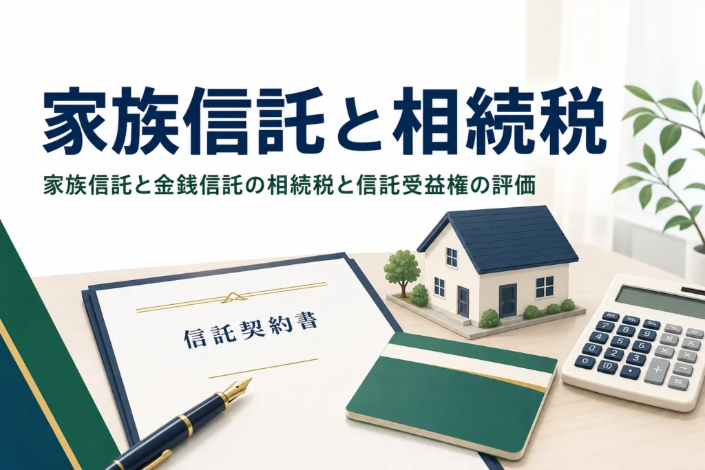 家族信託や金銭信託の相続税を解説する記事のアイキャッチ