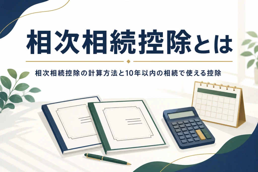 相次相続控除の要件と計算方法を解説する記事のアイキャッチ