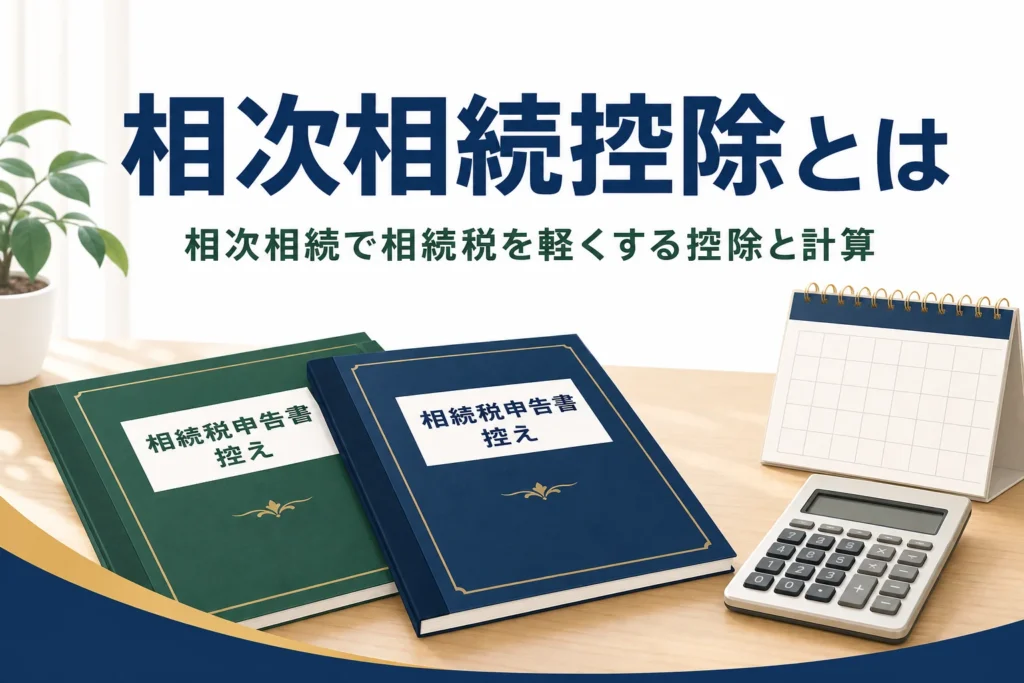 相次相続控除の仕組みと計算を解説する記事のアイキャッチ