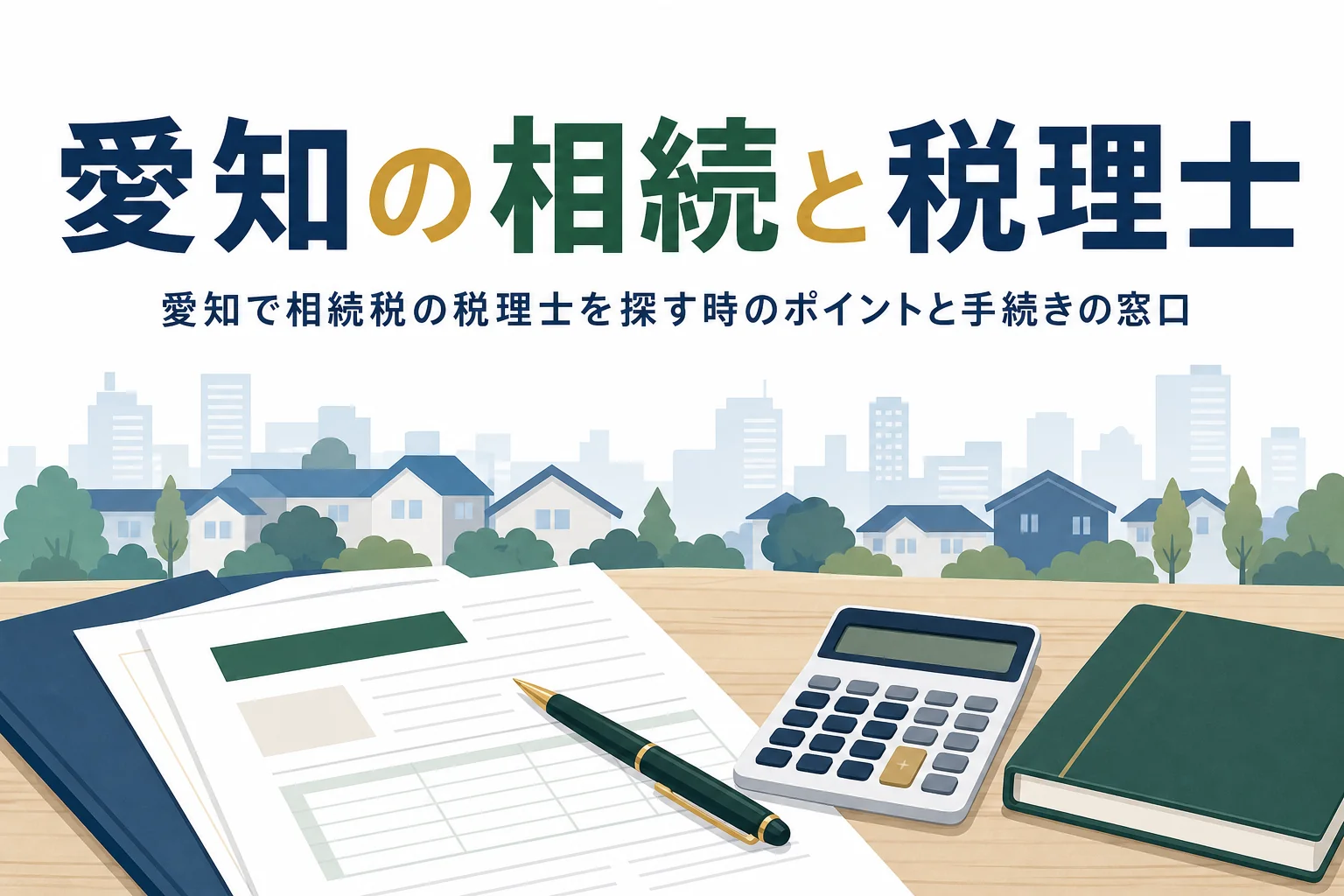 愛知県で相続税の税理士を探すポイントと相続手続きの窓口を解説する記事のアイキャッチ