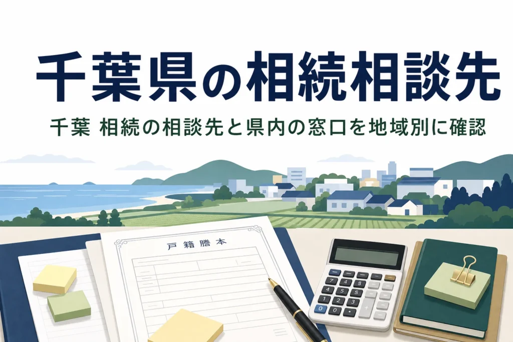 千葉県で相続の相談先と手続きの窓口を探す方向けの記事のアイキャッチ