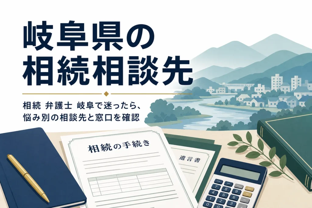 岐阜県で相続を弁護士などに相談したい方向けの記事のアイキャッチ