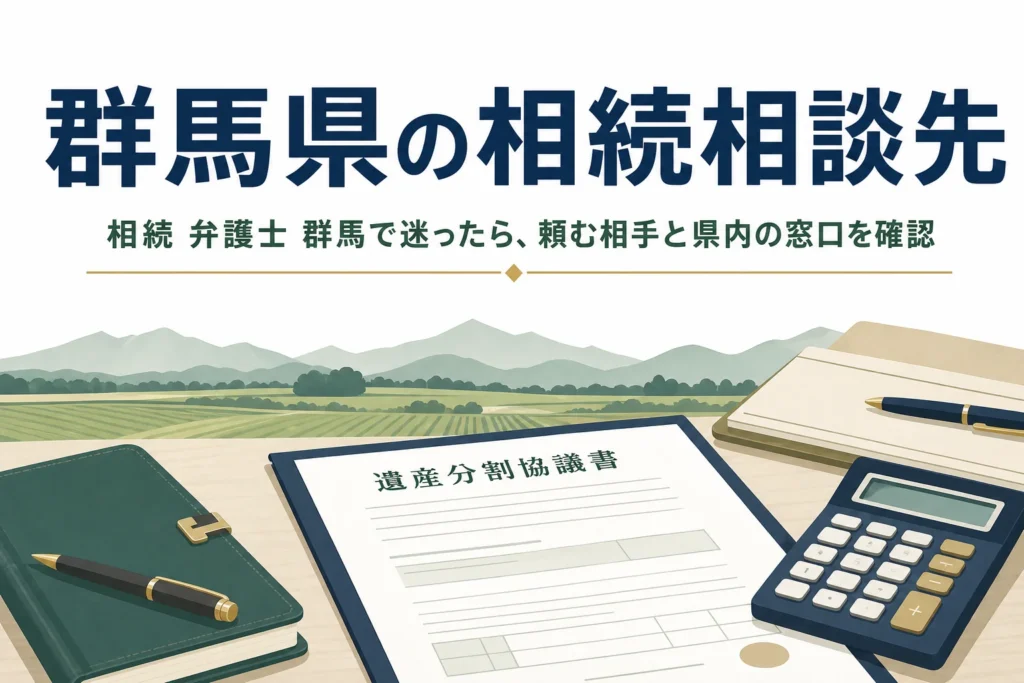 群馬県で相続を弁護士などに相談したい方向けの記事のアイキャッチ