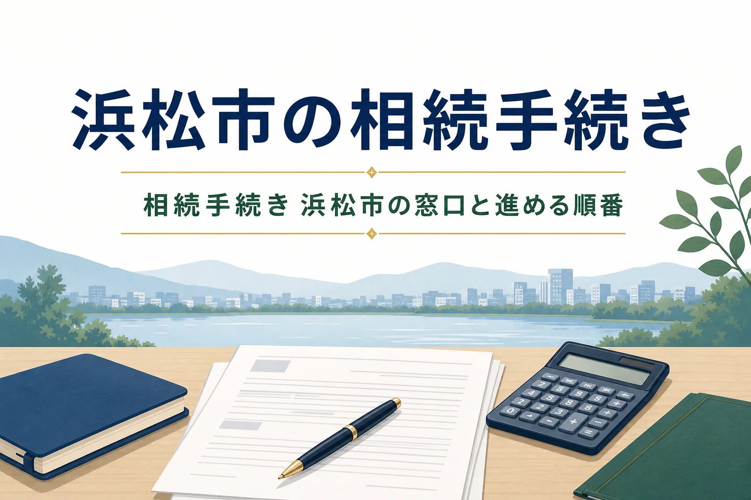 浜松市の相続手続きの窓口と進める順番を解説する記事のアイキャッチ