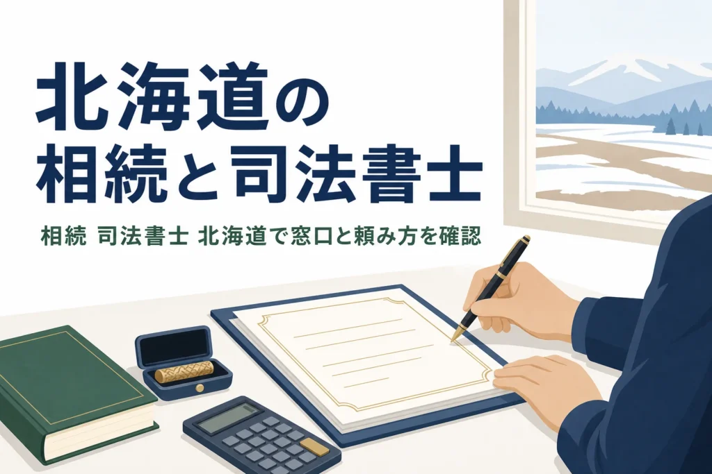 北海道で相続の手続き先と相談先を探す方向けの記事のアイキャッチ