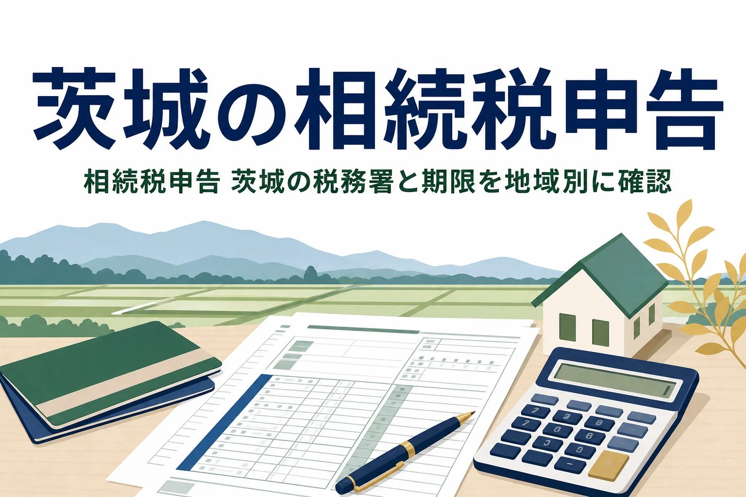茨城県で相続の手続き先と相談先を探す方向けの記事のアイキャッチ