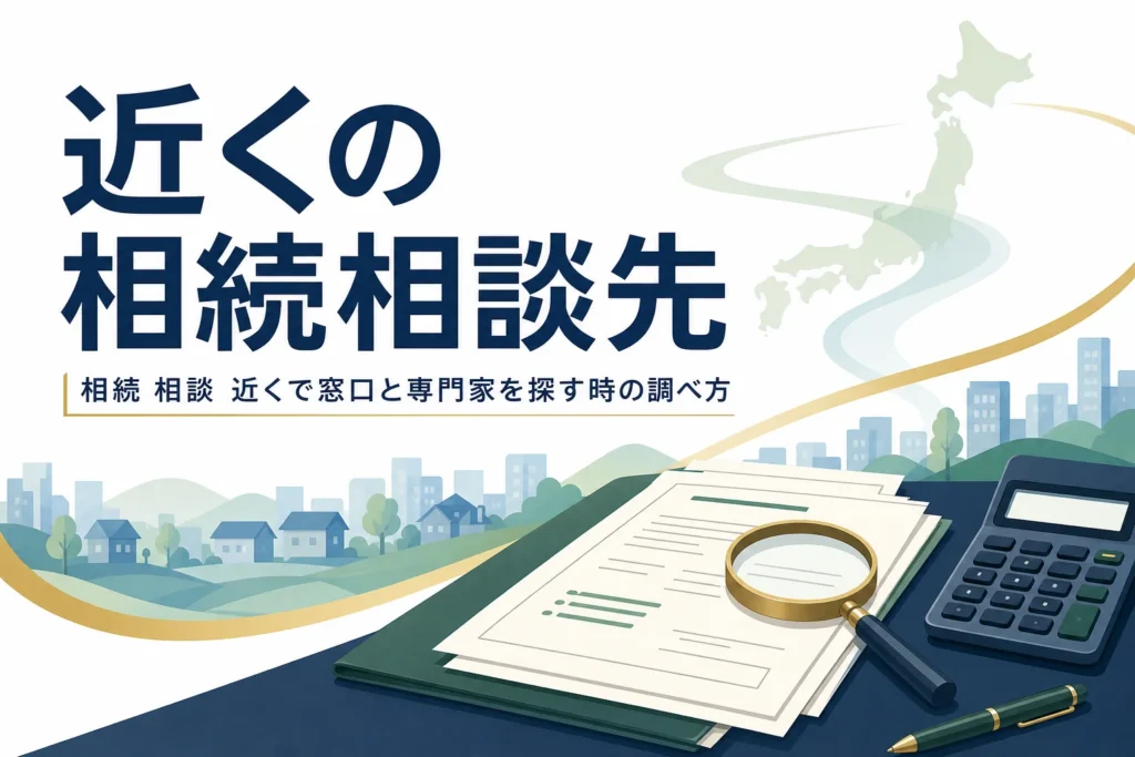 都道府県別に相続の窓口と近くの相談先の探し方を解説する記事のアイキャッチ