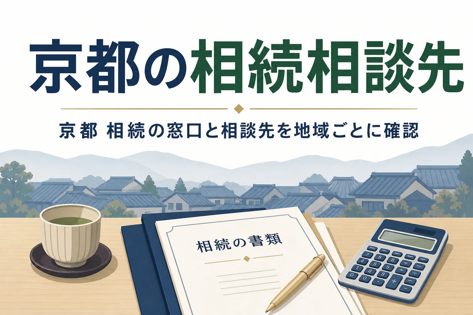 京都府で相続の手続き先と相談先を探す方向けの記事のアイキャッチ
