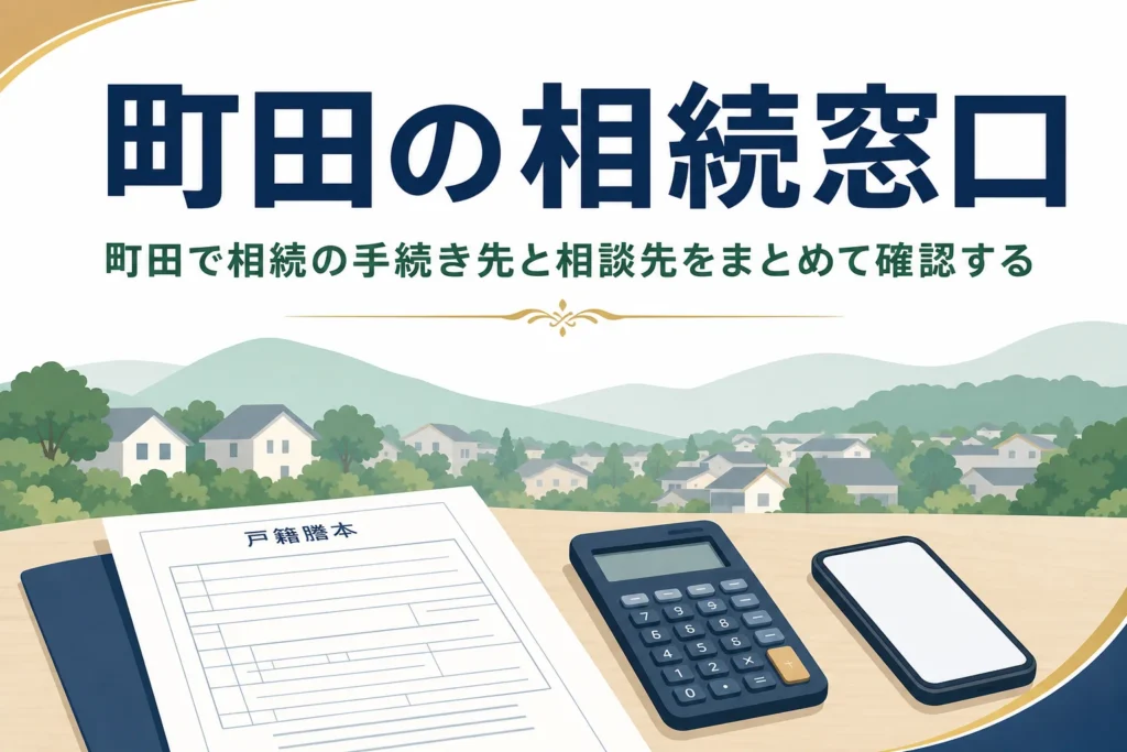 町田市で相続の手続き先と相談先を解説する記事のアイキャッチ