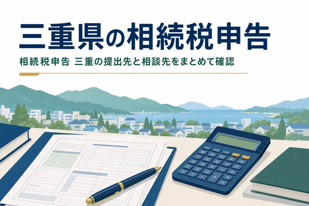 三重県で相続税の申告先や相続の相談先を探す方向けの記事のアイキャッチ