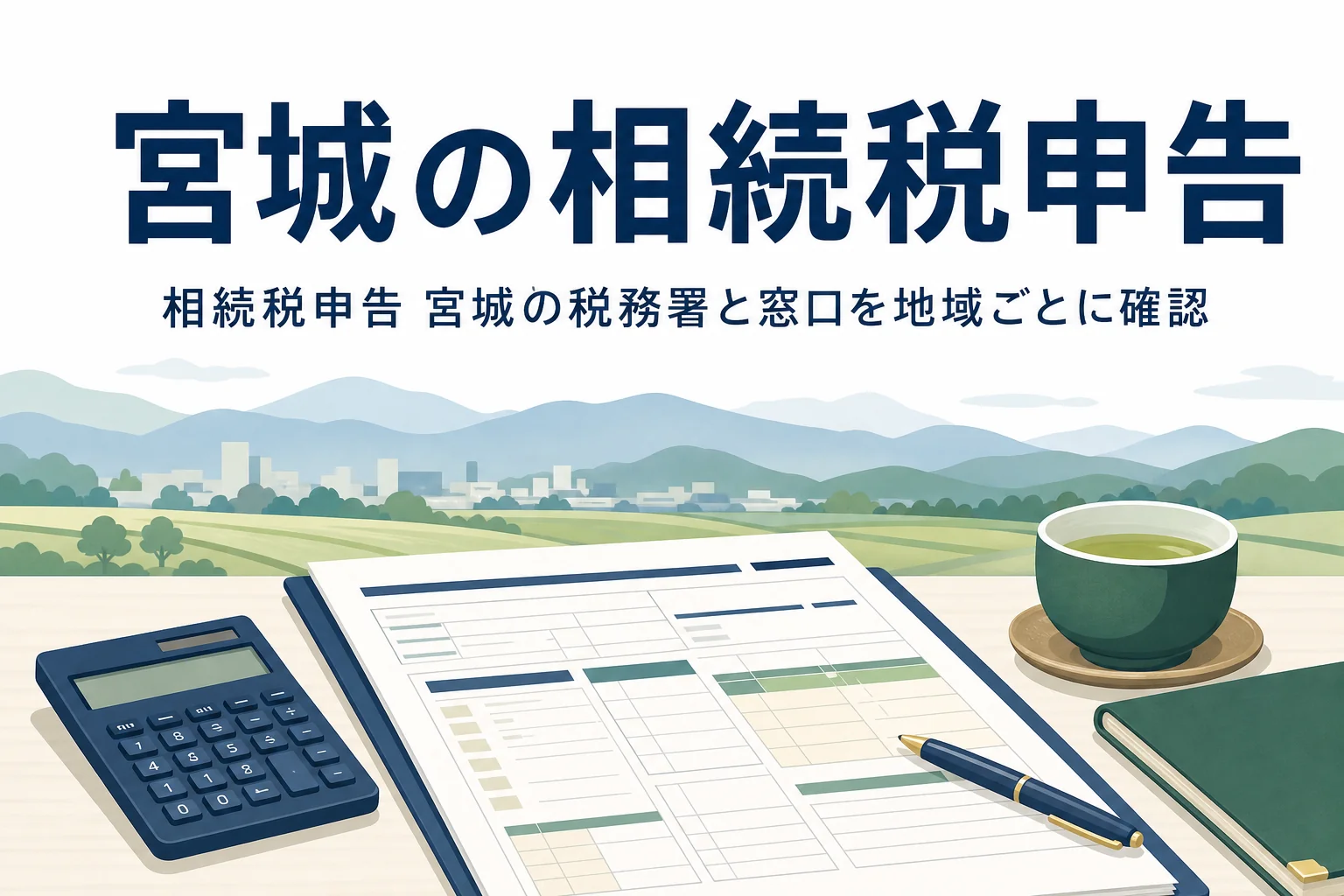 宮城県で相続税の申告先と相続の相談先を探す方向けの記事のアイキャッチ