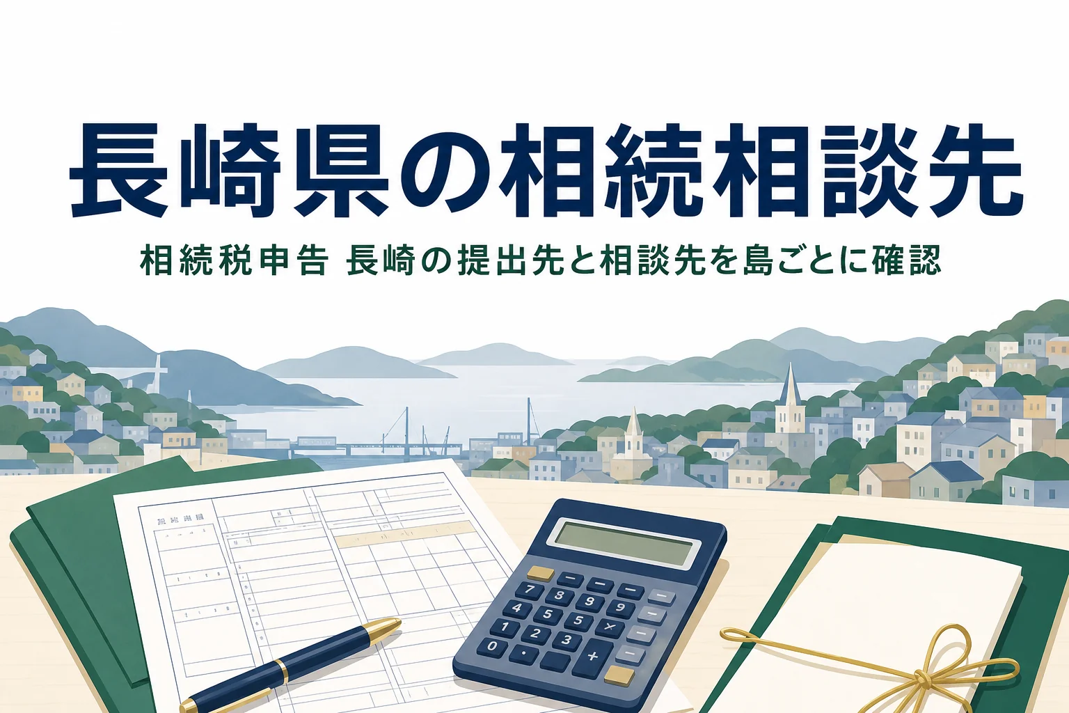 長崎県で相続税の申告先と相談先を探す方向けの記事のアイキャッチ