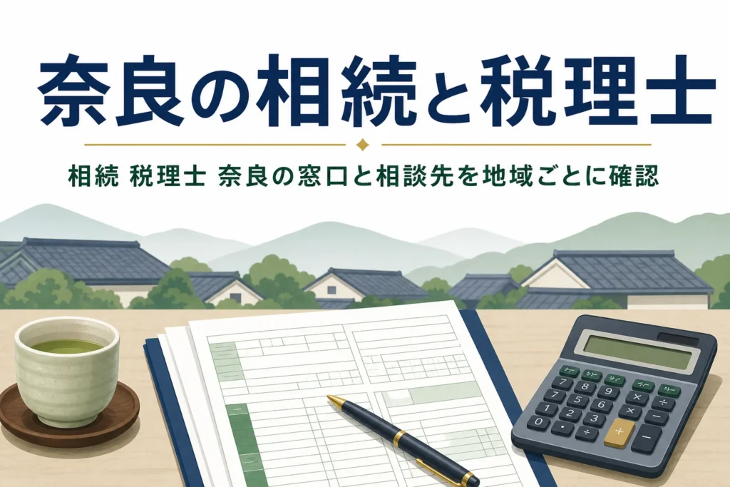 奈良県で相続税の相談先と相続の窓口を探す方向けの記事のアイキャッチ