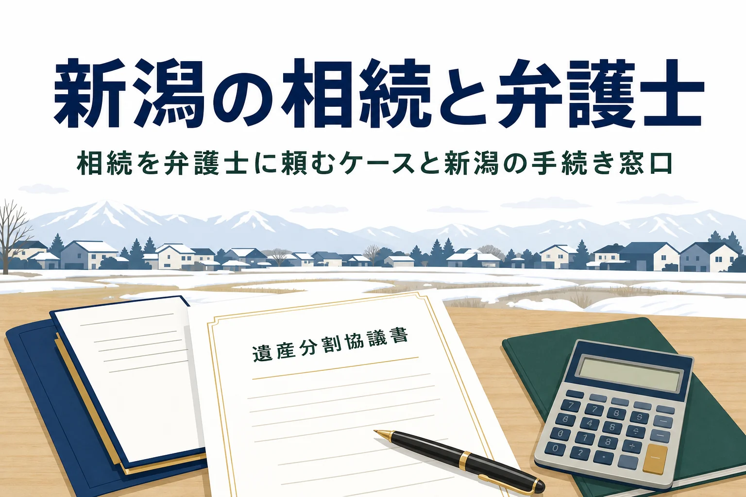 新潟県で相続を弁護士に相談するケースと手続きの窓口を解説する記事のアイキャッチ