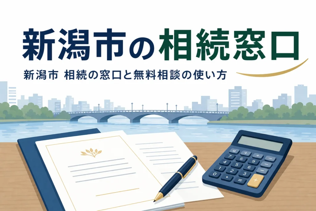 新潟市で相続の窓口と無料相談の使い方を解説する記事のアイキャッチ