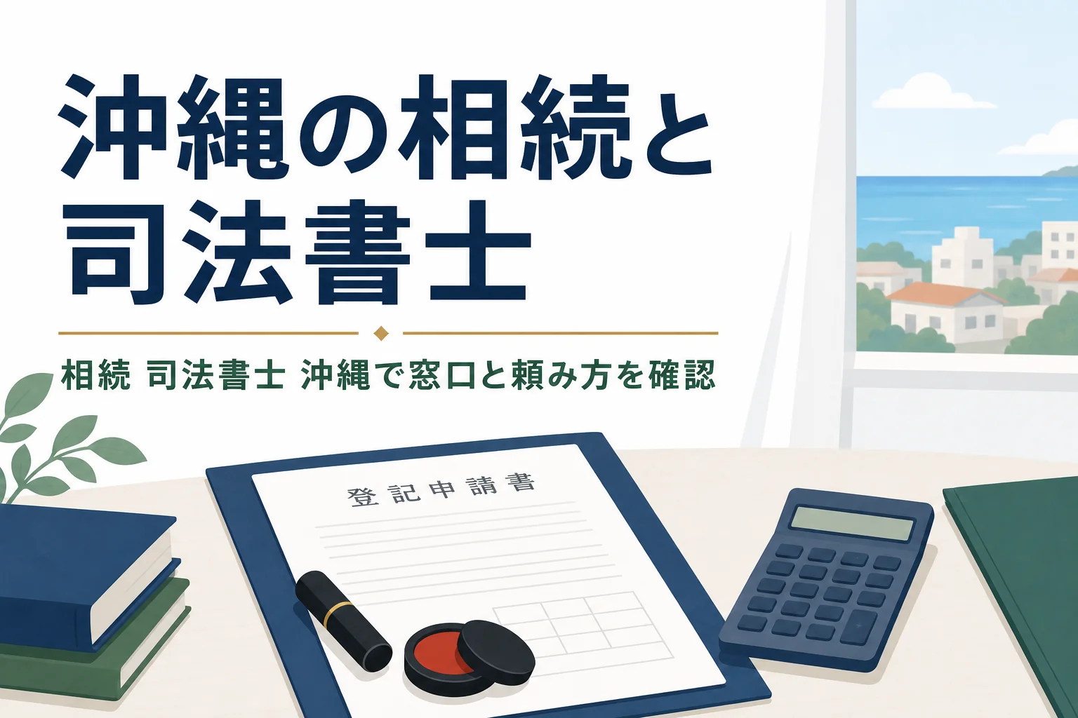 沖縄県で相続の手続き先と相談先を探す方向けの記事のアイキャッチ