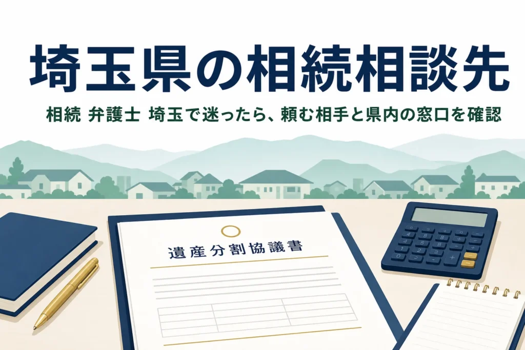 埼玉県で相続を弁護士などに相談したい方向けの記事のアイキャッチ