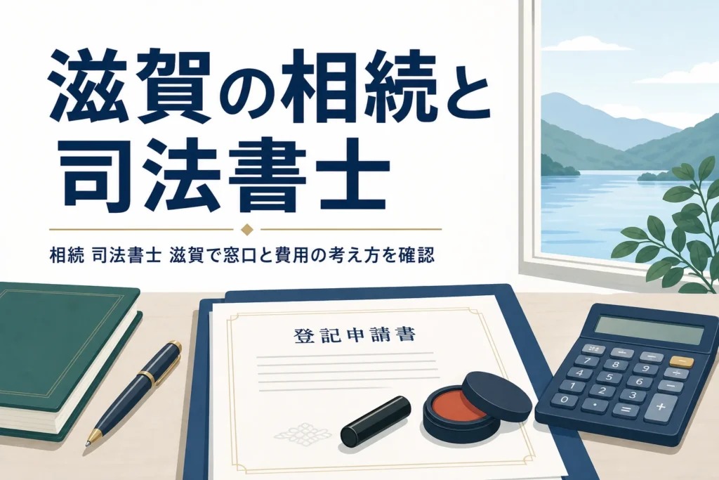 滋賀県で相続の手続き先と相談先を探す方向けの記事のアイキャッチ