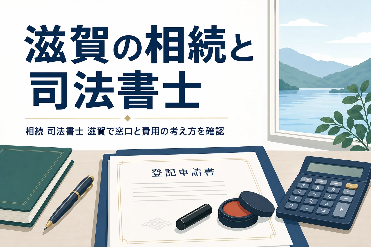 滋賀県で相続の手続き先と相談先を探す方向けの記事のアイキャッチ