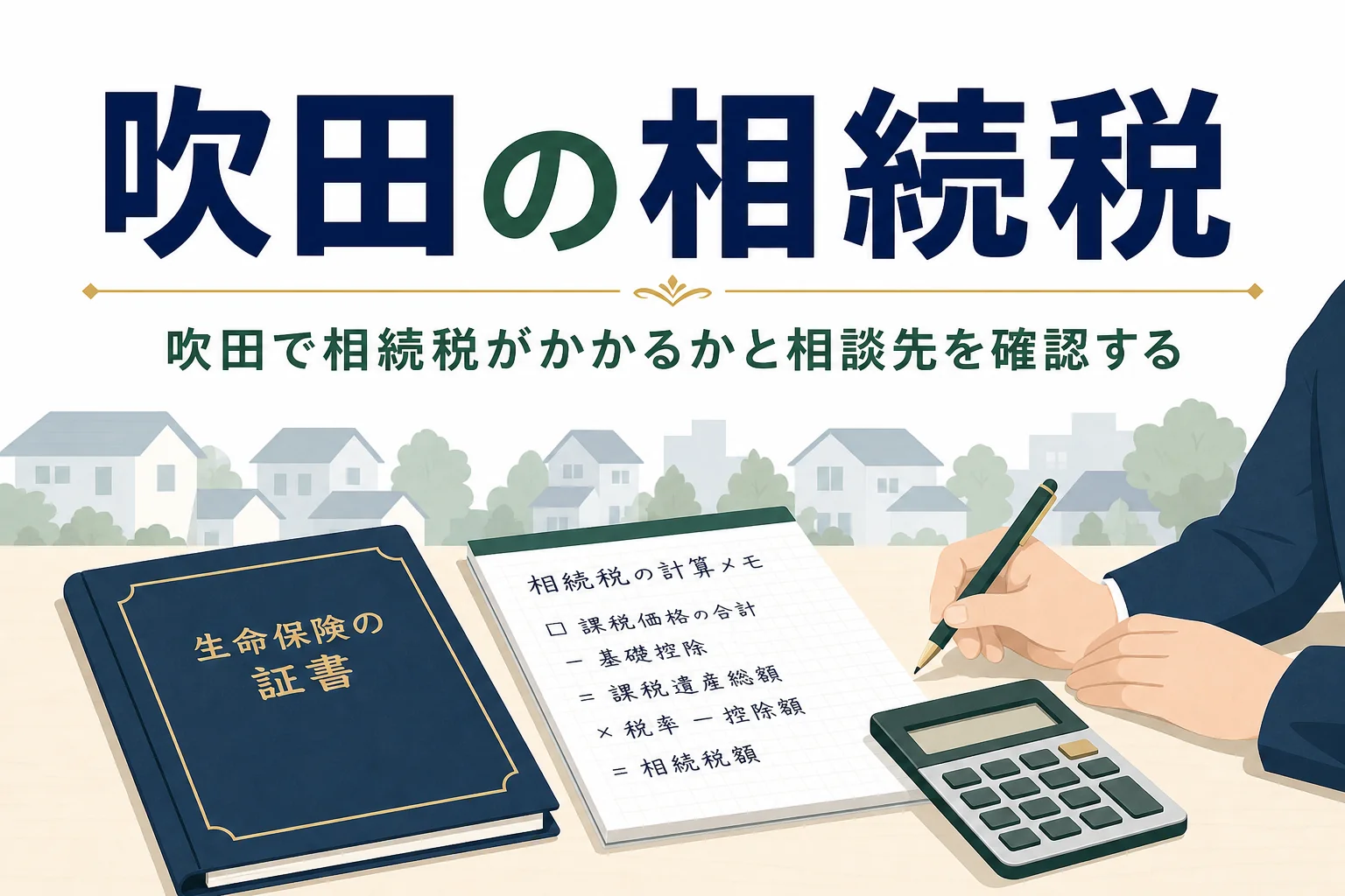 吹田市で相続の手続きをする窓口と相談先の選び方を解説する記事のアイキャッチ