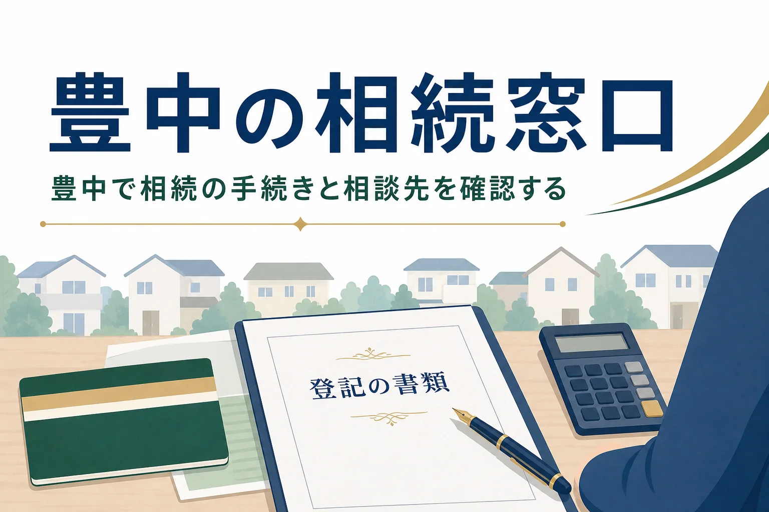 豊中市で相続の手続きをする窓口と相談先の選び方を解説する記事のアイキャッチ