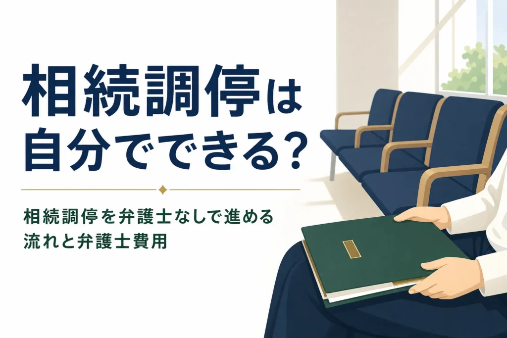 相続調停を弁護士なしで進める方法を解説する記事のアイキャッチ