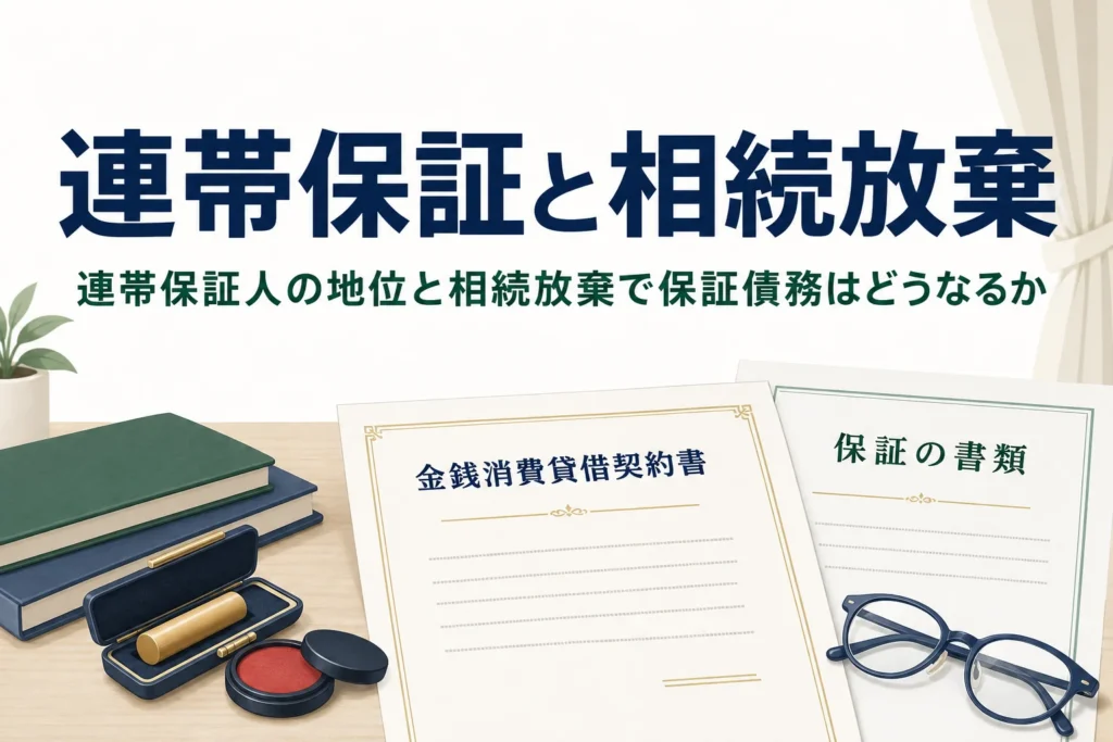 連帯保証人と相続放棄の関係を解説する記事のアイキャッチ
