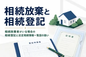相続放棄者がいる場合の相続登記と法定相続情報一覧図を解説する記事のアイキャッチ