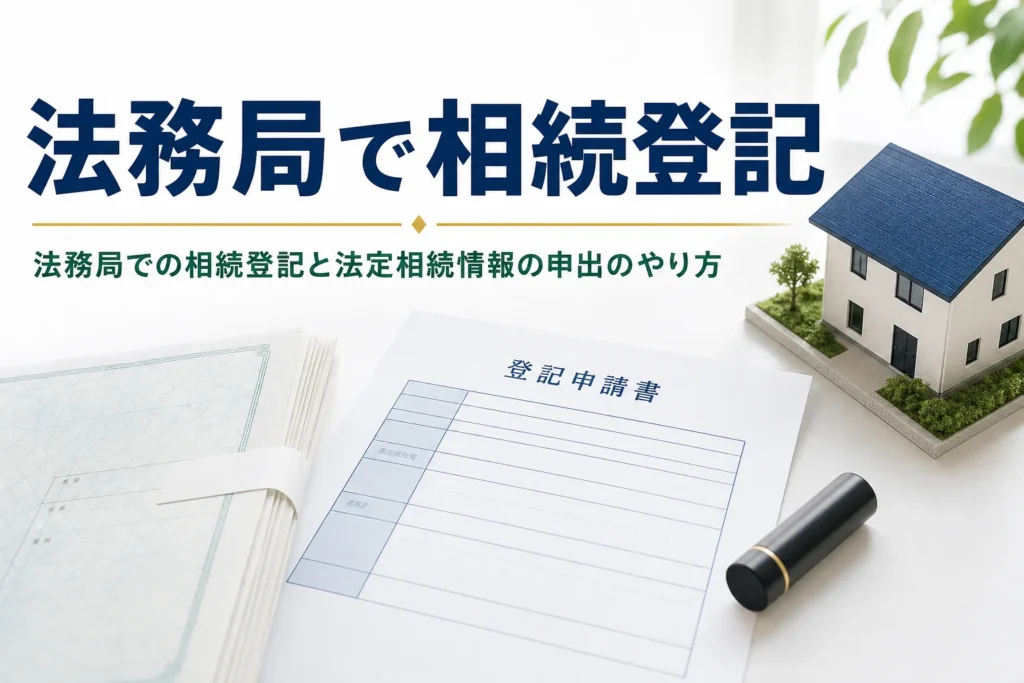 法務局でできる相続登記と法定相続情報の申出を解説する記事のアイキャッチ